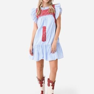 J. MARIE
WOMEN'S THE REBEL RUFFLE NECK DRESS NWT